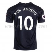 Manchester City Kun Aguero 10 Fotbalové Dresy Venkovní 2020-21..